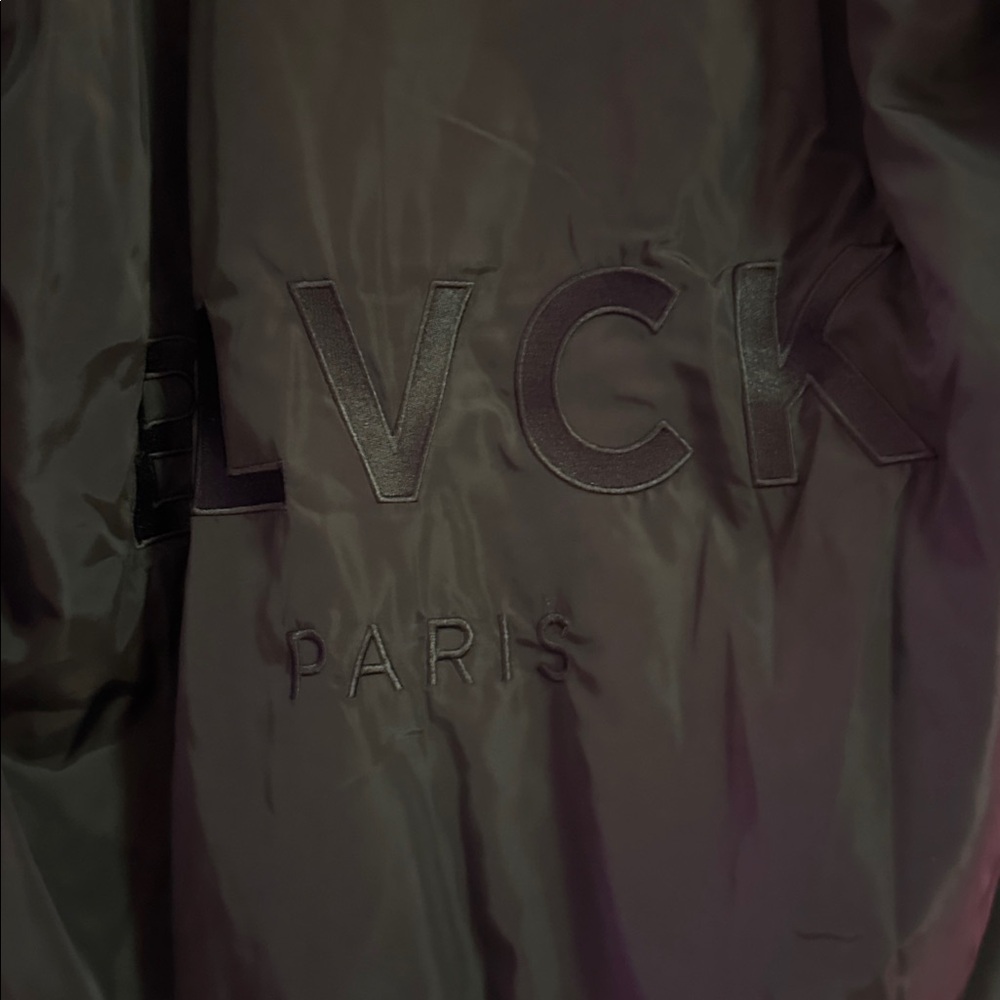 NWOT BLVCK PARIS Blvck Bold Nylon Bomber Jacket - Picture 8 of 11